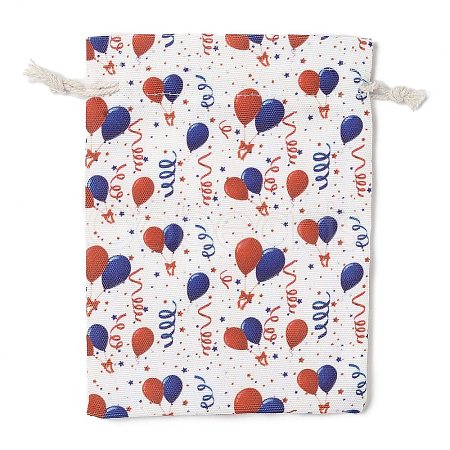 Christmas Theme Cloth Printed Storage Bags ABAG-F010-02B-06-1