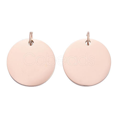 Ion Plating(IP) 304 Stainless Steel Pendants STAS-I311-32G-RG-1