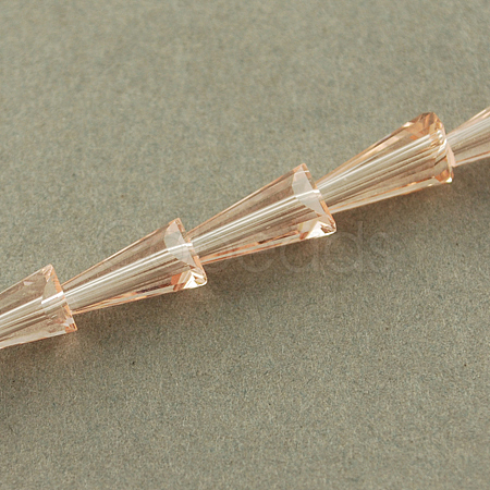 Transparent Glass Beads Strands EGLA-Q034-7-1