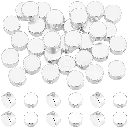 50Pcs Brass Beads KK-BBC0027-40P-1