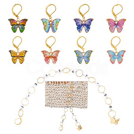 DIY Butterfly Knitting Tool Sets HJEW-HS00024-1