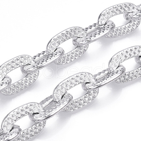 Aluminum Textured Cable Chain CHA-N003-45P-1