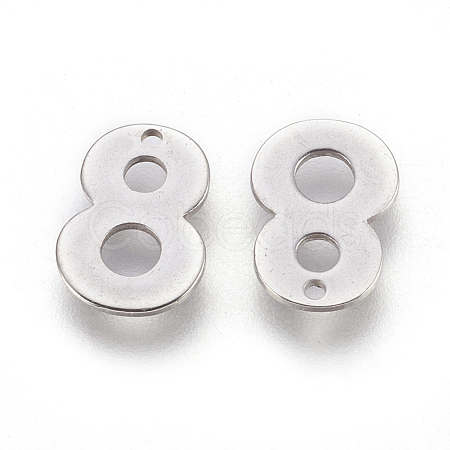 Tarnish Resistant 201 Stainless Steel Charms STAS-F175-01P-8-1