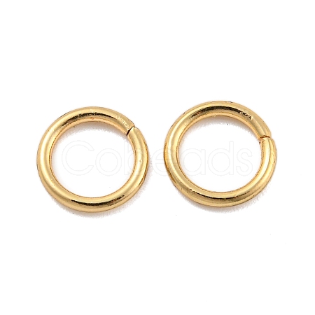 304 Stainless Steel Soldered Closed Jump Rings X-STAS-E482-15C-G-1