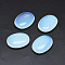 Opalite Oval Palm Stone, Reiki Healing Pocket Stone for Anxiety Stress Relief Therapy, 44~45x33~34x9~12mm