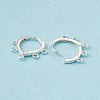 Brass Hoop Earring Findings KK-A172-31S-2
