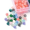 840Pcs 12 Colors Baking Paint Crackle Glass Bead Strands DGLA-YW0001-10-2