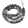 Natural Agate Beads Strands G-N326-100A-10-2