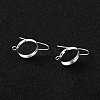 304 Stainless Steel Earring Hooks STAS-F271-01C-S-2