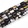 Natural Yellow Turquoise(Jasper) Beads Strands G-N346-01B-15-2