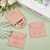 10Pcs Velvet Pouches with Snap Button ABAG-SP0001-42E-3