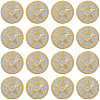 30Pcs Computerized Embroidery Cloth Iron on/Sew on Patches PATC-CY0001-10-1