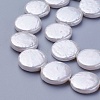 Shell Pearl Beads Strands BSHE-P030-01D-3