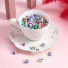 200Pcs 2 Colors Handmade Polymer Clay Beads CLAY-SZ0001-07-6