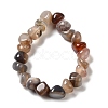 Natural Agate Beads Strands G-H295-B01-02-4
