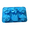 Flower DIY Silicone Soap Molds PW-WG44732-01-2
