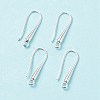 Eco-Friendly Brass Earring Hooks Findings LS-KK-M157-03S-RS-1