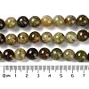 Natural Green Garnet Beads Strands G-Z034-B14-03-5