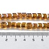 Electroplate Glass Beads Strands EGLA-R030-6x6mm-17-2