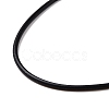 Black Rubber Necklace Cord Making RCOR-D002-C-3