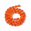 Glass Beads Strands X-GLAA-R024-11x8mm-18-3