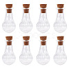 10Pcs Clear Glass Wishing Bottles AJEW-TA0002-85D-3