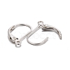 925 Sterling Silver Leverback Earring Findings STER-T002-227S-3