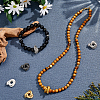 6Pcs 6 Colors Brass Beads KK-PH0014-62-4