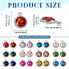 24Pcs 12 Colors K5 Glass Pendants FIND-TA0007-92P-4