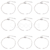20Pcs 304 Stainless Steel Cable Chain Bracelet Making AJEW-SP0001-01-1