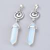 Opalite Pointed Big Pendants G-D0021-01P-09-3