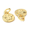 Brass Charms LS-ZIRC-E164-57G-3
