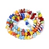 Electroplate Opaque Glass Beads Strands EGLA-Q135-03A-B01-2