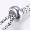 Tarnish Resistant Adjustable 304 Stainless Steel Bracelet Making X-STAS-G169-01P-3