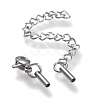 Tarnish Resistant 304 Stainless Steel Curb Chain Extender STAS-K195-29P-07-2