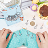 Letter A~Z Pendant Stitch Markers HJEW-AB00329-3