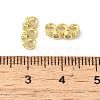 Rack Plating Brass Pave Clear Cubic Zirconia Spacer Bars KK-B088-11B-G-3