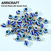200Pcs Evil Eye Resin Beads Connector Charms RESI-HY0001-05-4