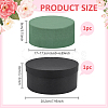1Pc Round Cardboard Paper Storage Boxes with 1Pc Phenolic Plastic Flower Craft Foam CON-PH0003-42-2