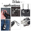 6Pcs 2 Colors Alloy Keychain Clasps DIY-CA0004-46-6