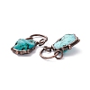Synthetic Turquoise Pendants G-M383-16R-3