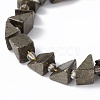 Natural Pyrite Beads Strands G-E590-01-3