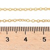 Brass Cable Chain Necklaces NJEW-K123-05G-3
