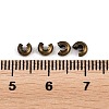 Iron Crimp Beads Covers IFIN-H028-AB-2