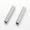 Tarnish Resistant 304 Stainless Steel Tube Beads STAS-P128-09-1
