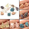 Raw Rough Natural Mixed Gemstone Pendants FIND-PW0020-04-1