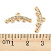 Brass Micro Cubic Zirconia Chandelier Components Links X-KK-Q789-46G-3