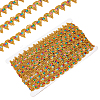 13M Polyester Braided Lace Ribbon OCOR-WH0070-108C-1