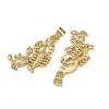 Brass Pendants KK-I358-057G-02-2