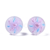 Frosted Acrylic Enamel Beads FACR-G005-02A-2